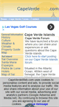 Mobile Screenshot of capeverdeweb.com